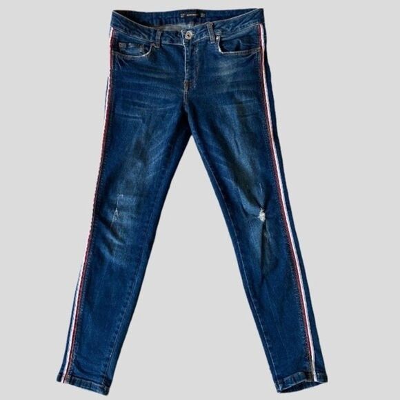 Zara Trafaluc denim wear jeans Blue size 6 - Picture 1 of 9